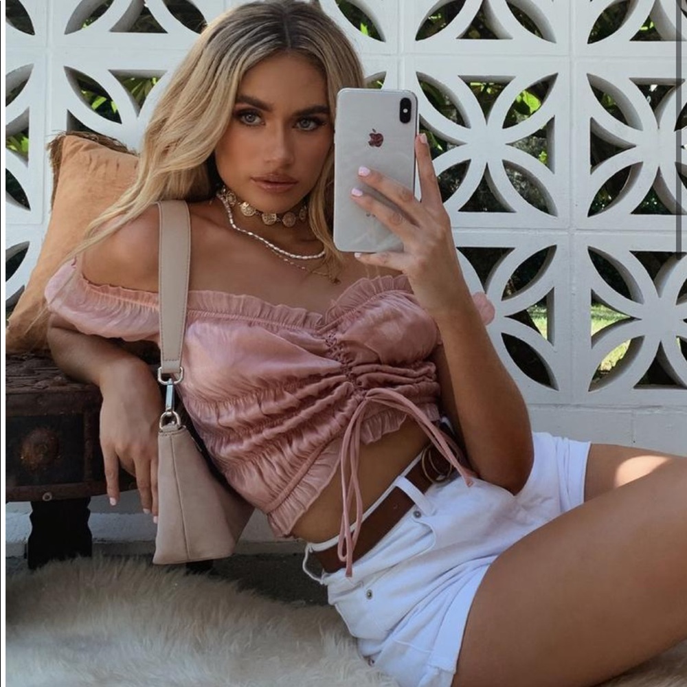 FLUER TOP || TIGER MIST {NWT}